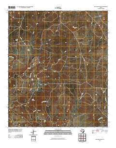 San Saba Peak 2010 topographic map thumbnail