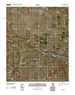 Quitaque 2010 topographic map thumbnail