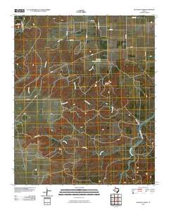 Quitaque Peaks 2010 topographic map thumbnail