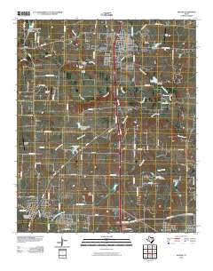 Sanger 2010 topographic map thumbnail