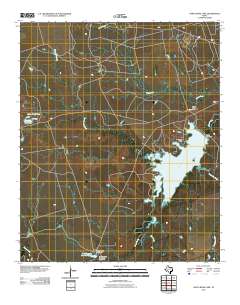 Santa Rosa Lake 2011 topographic map thumbnail