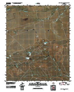 Santa Rosa Lake NW 2010 topographic map thumbnail