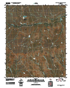 Santa Rosa Lake SW 2010 topographic map thumbnail