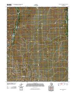 Skellytown NW 2010 topographic map thumbnail