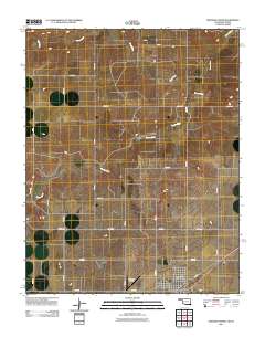 Texhoma North 2011 topographic map thumbnail
