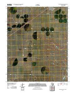 Texhoma South 2010 topographic map thumbnail