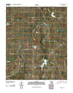Stoneburg 2010 topographic map thumbnail