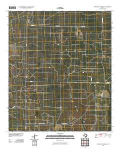 Three Bluff Draw SW 2010 topographic map thumbnail