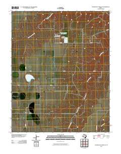 Sourdough Creek NE 2010 topographic map thumbnail