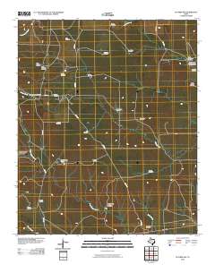 Guthrie NW 2010 topographic map thumbnail