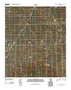 South Mustang Draw SE 2010 topographic map thumbnail