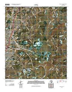 Waco East 2010 topographic map thumbnail