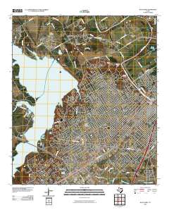 Waco West 2010 topographic map thumbnail