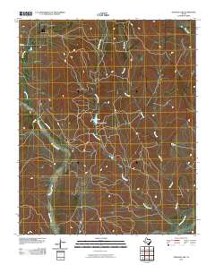 Spencer Lake 2010 topographic map thumbnail
