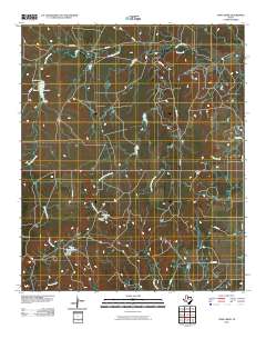 Tonk Creek 2010 topographic map thumbnail