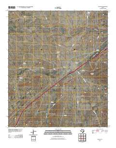 Toyah 2010 topographic map thumbnail