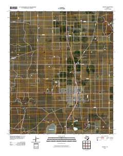 Tahoka 2010 topographic map thumbnail