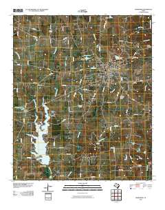 Winnsboro 2010 topographic map thumbnail