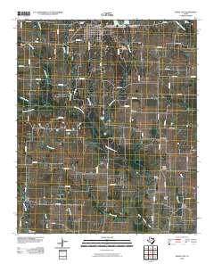Wolfe City 2010 topographic map thumbnail