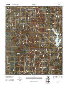 Woodbine 2010 topographic map thumbnail