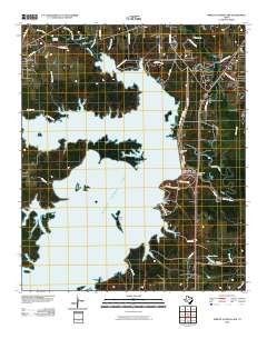 Wright Patman Lake 2010 topographic map thumbnail
