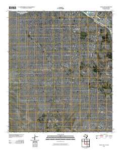 Ysleta NW 2010 topographic map thumbnail
