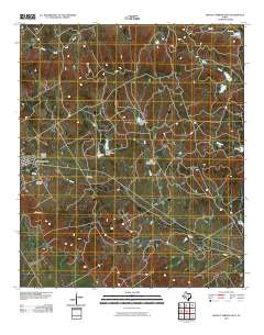 Walnut Springs East 2010 topographic map thumbnail