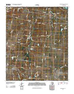 Whitewright 2010 topographic map thumbnail