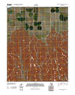Sourdough Creek SW 2010 topographic map thumbnail