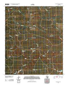 Spade Ranch 2010 topographic map thumbnail