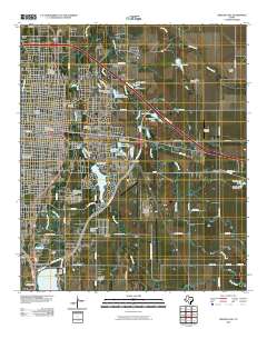 Abilene East 2010 topographic map thumbnail