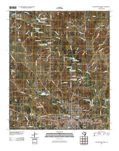 Weatherford North 2010 topographic map thumbnail