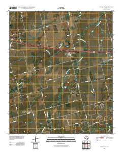 Merkel East 2010 topographic map thumbnail