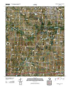 Commerce South 2010 topographic map thumbnail