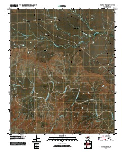 Colwell Creek 2010 topographic map thumbnail