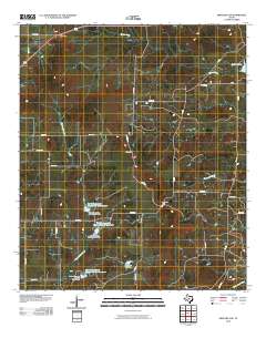Mercers Gap 2010 topographic map thumbnail