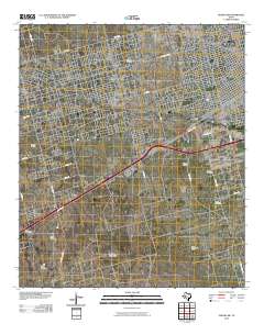 Odessa SW 2010 topographic map thumbnail
