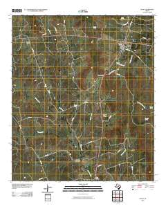 Evant 2010 topographic map thumbnail