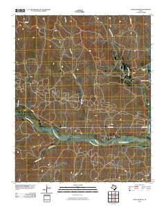 Pond Creek NW 2010 topographic map thumbnail