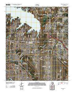 Grapevine 2010 topographic map thumbnail