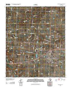 Whitesboro 2010 topographic map thumbnail