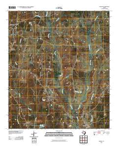 Woden 2010 topographic map thumbnail