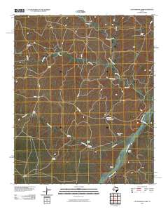 Cottonwood Camp 2010 topographic map thumbnail