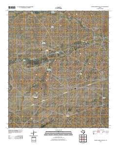 Burnt Spring Hills SE 2010 topographic map thumbnail