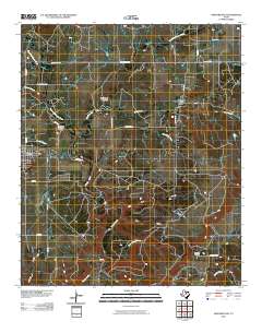 Graford East 2010 topographic map thumbnail