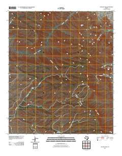 Apache Peak 2011 topographic map thumbnail