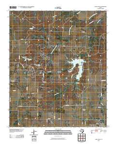Lake Olney 2010 topographic map thumbnail