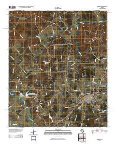 Timpson 2010 topographic map preview