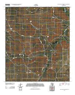 South Mustang Draw NE 2010 topographic map thumbnail