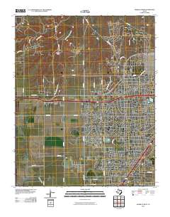 Amarillo West 2010 topographic map thumbnail